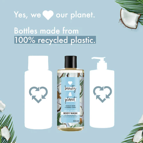   Body Wash Bottle Made With Recycled Plastic 