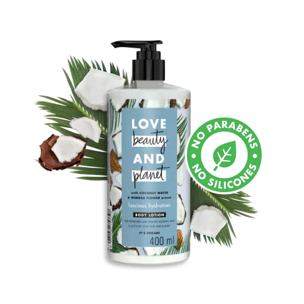  Coconut Water & Mimosa Flower Hydrating Body Lotion With No Parabean & No Silicones 