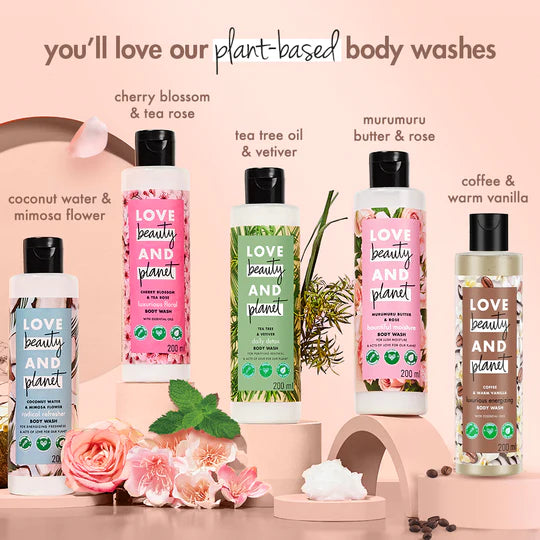   Love Beauty & Planet Body Wash Products 