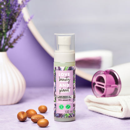 Argan Oil & Lavender Heat Protect & Conditioning Mist