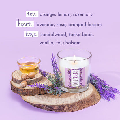 Argan Oil & Lavender Candle 200g