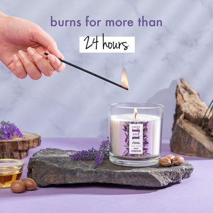 Argan Oil & Lavender Candle 200g