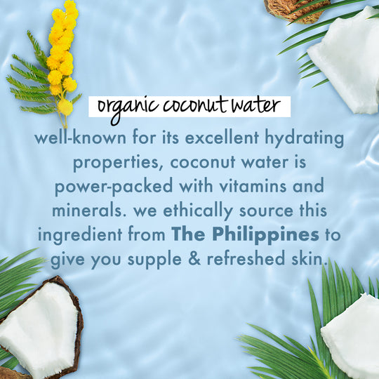 Coconut Water & Mimosa Flower Body Lotion & Hand Cream Combo - (190ml + 29ml)