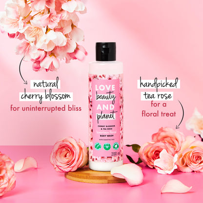 Cherry Blossom & Tea Rose Body Wash