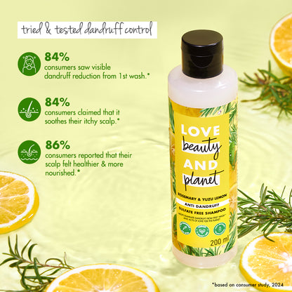 Rosemary & Yuzu Lemon Anti Dandruff Shampoo