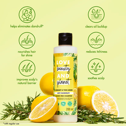 Rosemary & Yuzu Lemon Anti Dandruff Shampoo