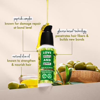 Olive oil & Peptide Bond Repair Damage Rescue Serum Crème