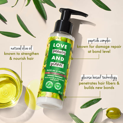 Olive oil & Peptide Bond Repair Prewash Treatment