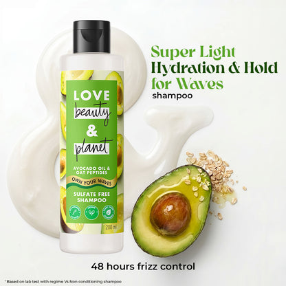 Avocado Oil & Peptide Waves Shampoo