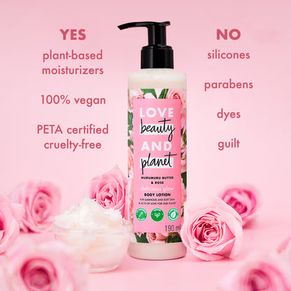 Murumuru Butter & Rose Body Lotion