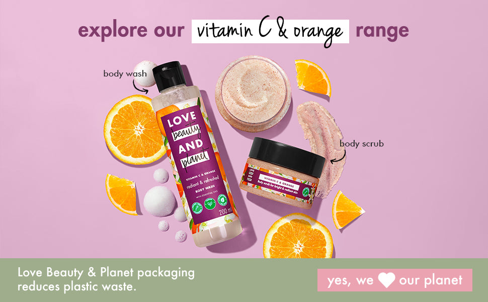 Vitamin C and orange body care
