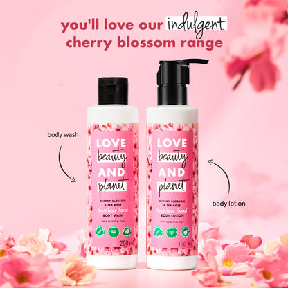 Cherry Blossom & Tea Rose Body Wash