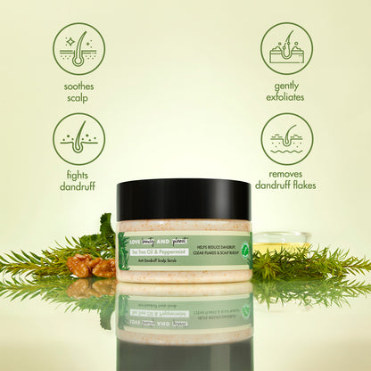 Tea Tree Oil & Peppermint Scalp Scrub