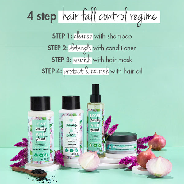 Buy Onion Blackseed Sulfate Free Shampoo For Hairfall Control