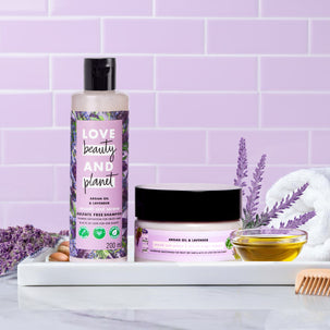 Argan Oil & Lavender Shampoo + Hair Mask Combo