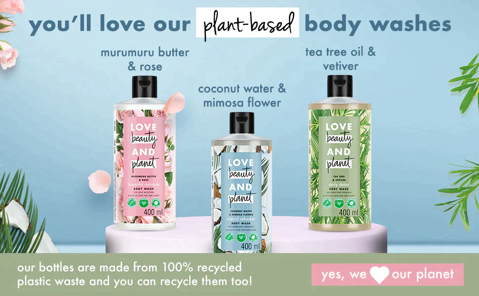  Body Washs in Recycled Bottles 