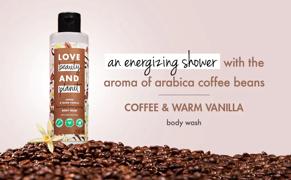 Coffee & Warm Vanilla Body Wash For Energizing Shower 