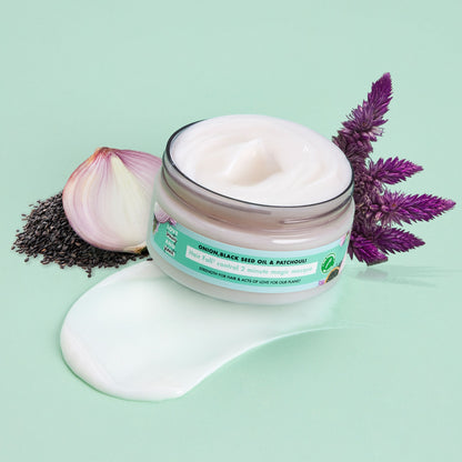 Onion, Black Seed Oil & Patchouli Hair Mask