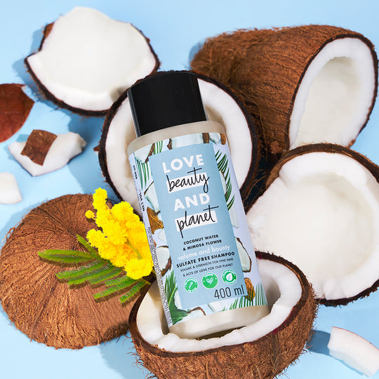 Coconut Water & Mimosa Flower Sulfate Free Volume and Bounty Shampoo - 400ml