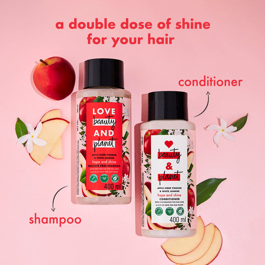 Apple Cider Vinegar & Jasmine Sulfate Free Shine Shampoo - 200ml