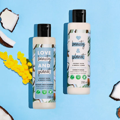 Coconut Water & Mimosa Flower Shampoo + Conditioner Combo