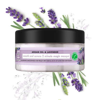 Argan Oil & Lavender Shampoo + Hair Mask Combo