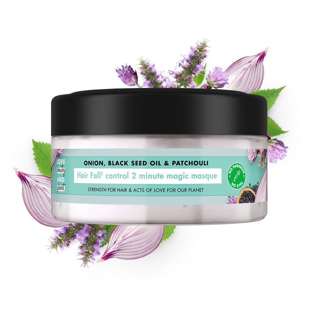 Onion and blackseed oil paraben free hair mask