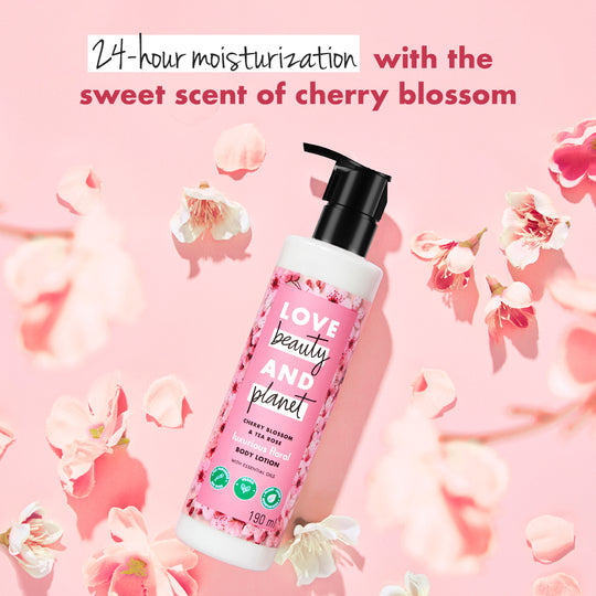 Cherry Blossom & Tea Rose Body Lotion - 190ml