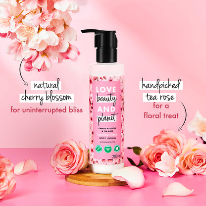 Cherry Blossom & Tea Rose Body Lotion