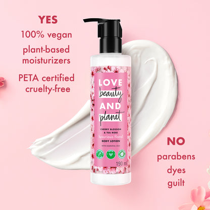 Cherry Blossom & Tea Rose Body Lotion