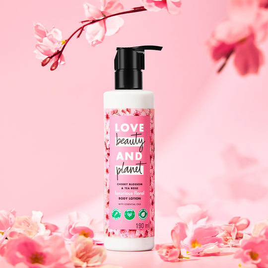 Cherry Blossom & Tea Rose Body Lotion - 190ml