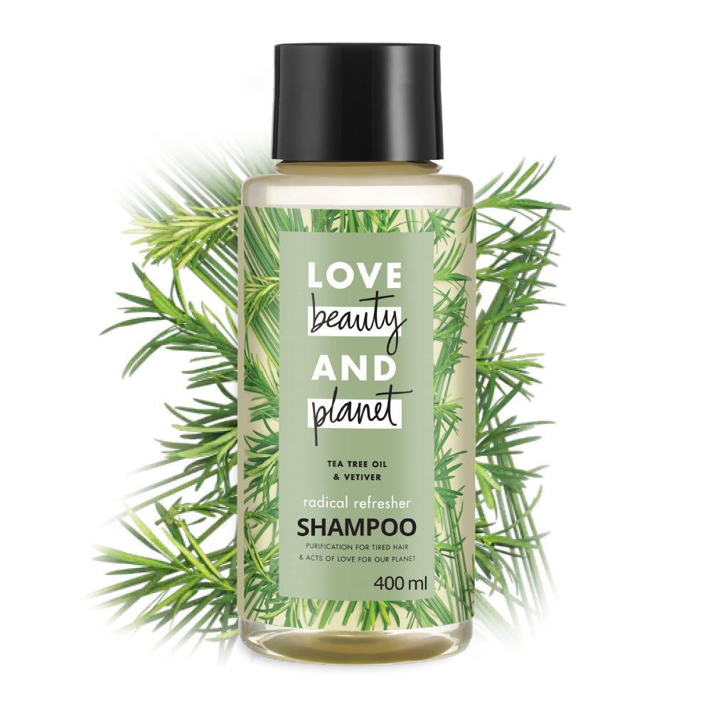 Tea tree oil and vetiver shampoo