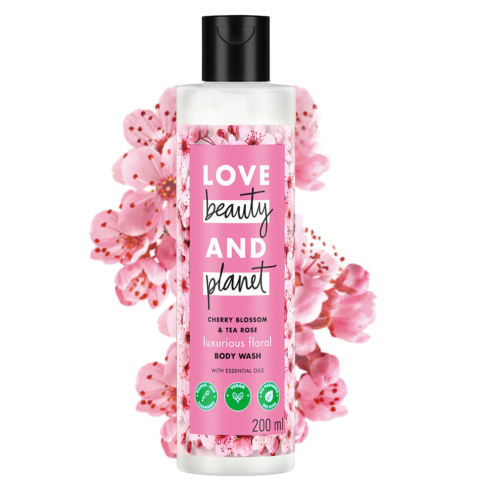 Cherry Blossom & Tea Rose Body Wash - 200ml – Love Beauty & Planet