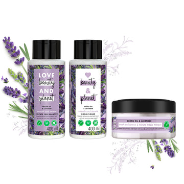 Argan oil and lavender hair care combo