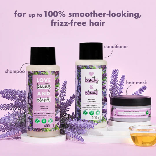 Argan Oil & Lavender, Paraben Free Smooth & Serene Hair Mask - 200ml