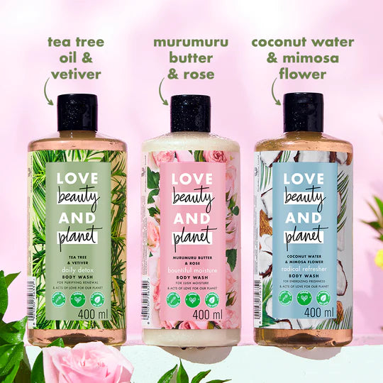 Bodywashes From Love Beauty & Planet