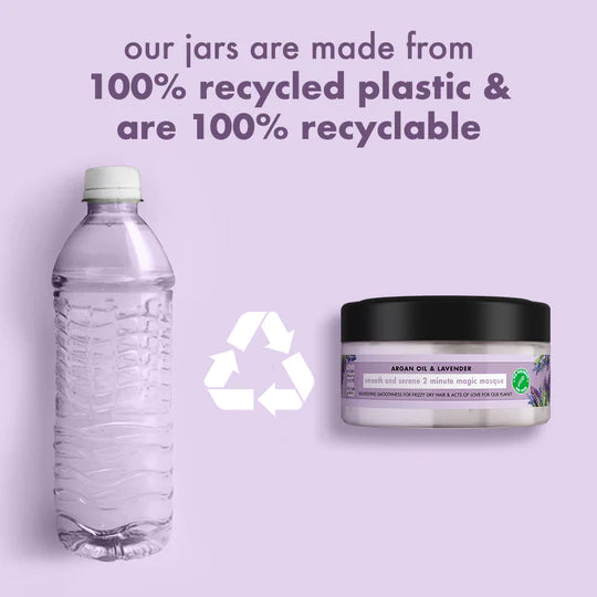  Jars made from 100% Recycled plastic 